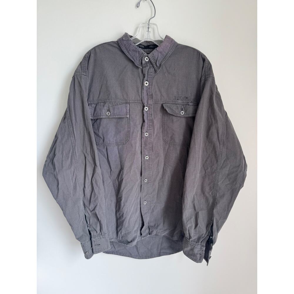 VTG Harley Davidson Lightweight Button Down Jacket Embroidered